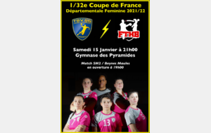 1/32e Coupe de France Départementale Féminine