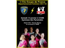 1/32e Coupe de France Départementale Féminine
